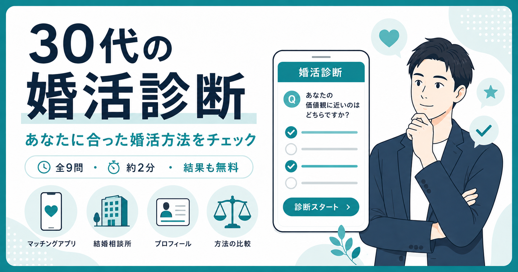 30代の婚活診断